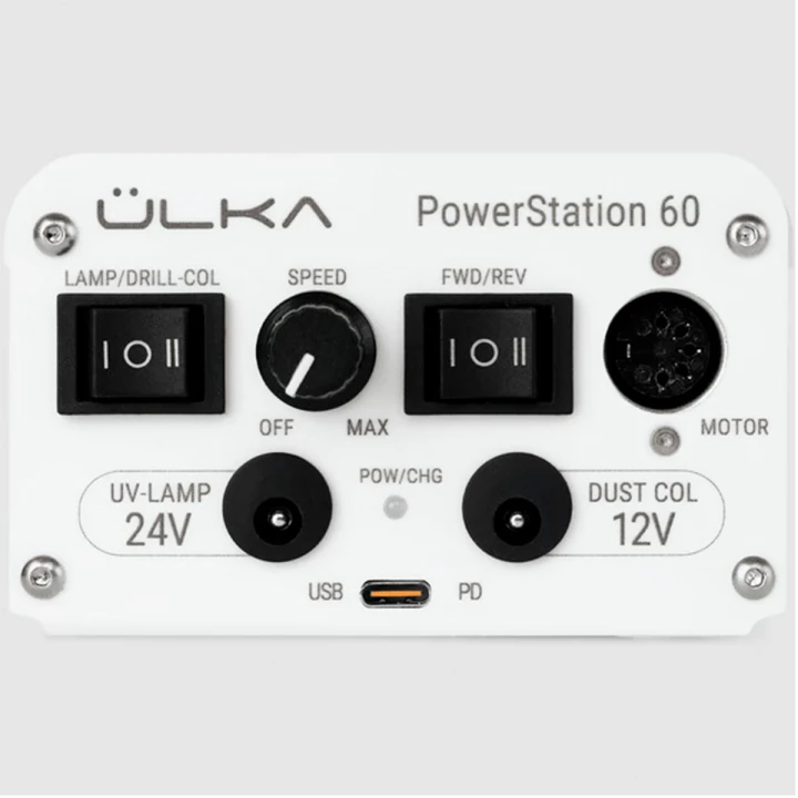 Зарядна станція для ручки фрезера, манікюрної витяжки та UV/LED лампи ÜLKA Power Station 60