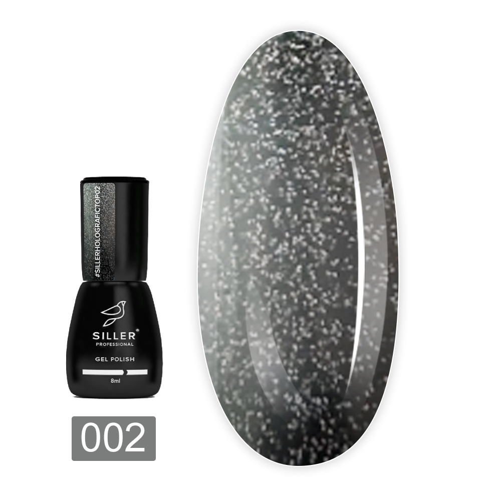 Топ Shine No Wipe Голографик 8 мл (002)