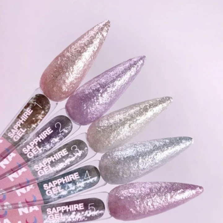 Блестки для ногтей Sapphire Gel 5 мл (02)