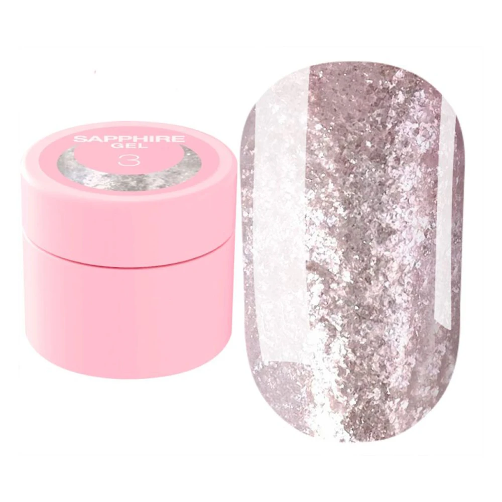 Блестки для ногтей Sapphire Gel 5 мл (03)