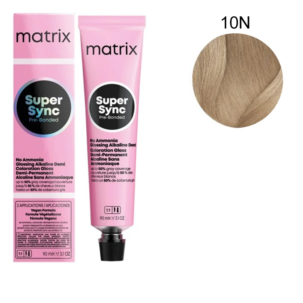 Краска для волос Matrix без аммиака SUPER SYNC 90 мл (10N)
