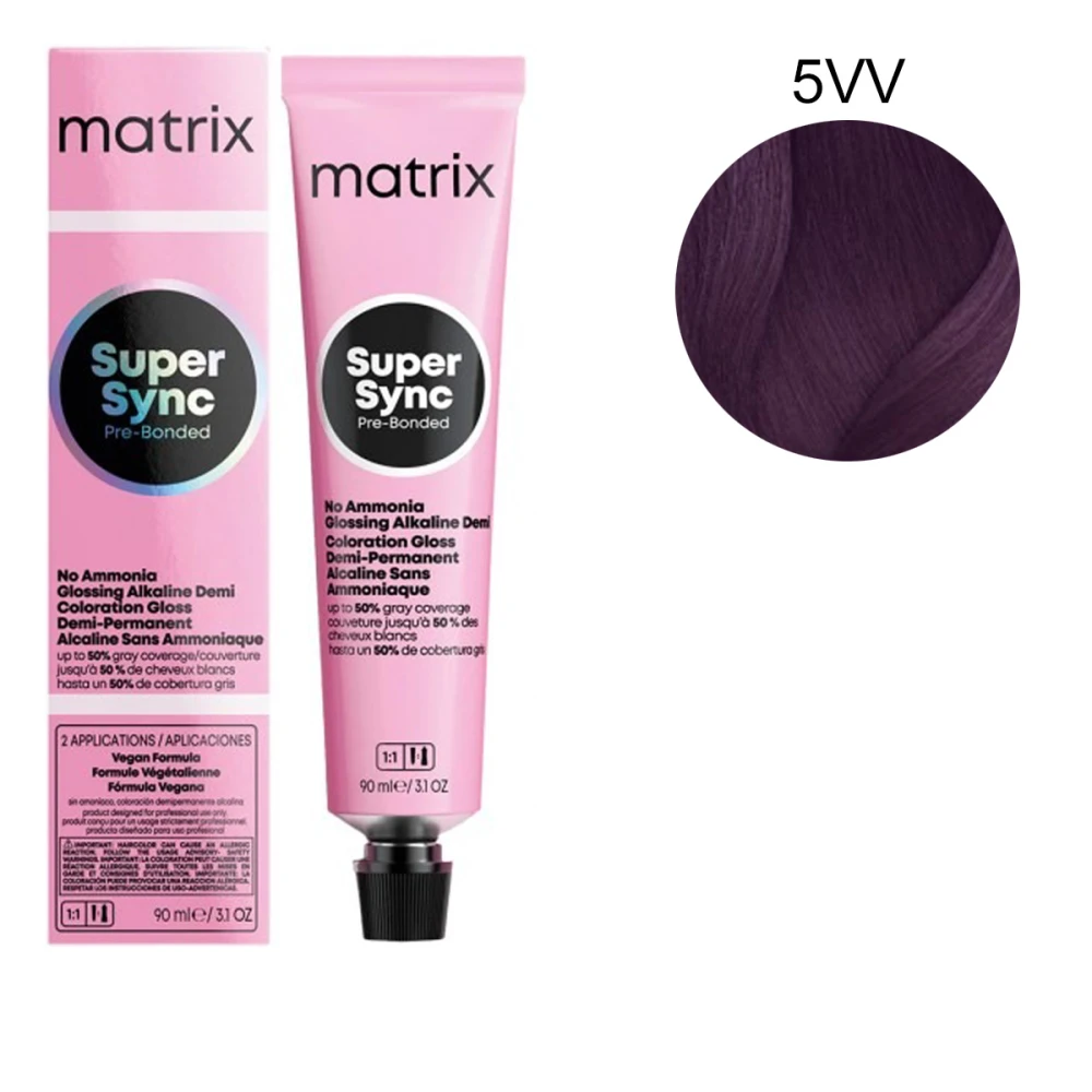 Краска для волос Matrix без аммиака SUPER SYNC 90 мл (5VV)