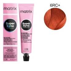 Фарба для волосся Matrix без аміаку SUPER SYNC 90 мл (6RC+)