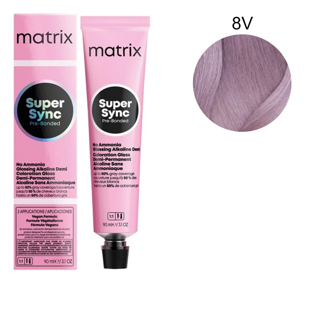 Краска для волос Matrix без аммиака SUPER SYNC 90 мл (8V)