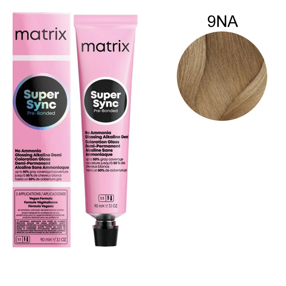 Краска для волос Matrix без аммиака SUPER SYNC 90 мл (9NA)