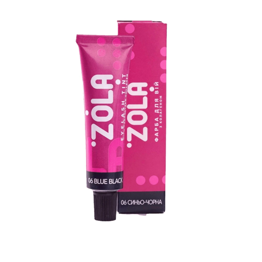 Краска для бровей и ресниц с коллагеном Tint With Collagen 15 мл (06 Blue Black)