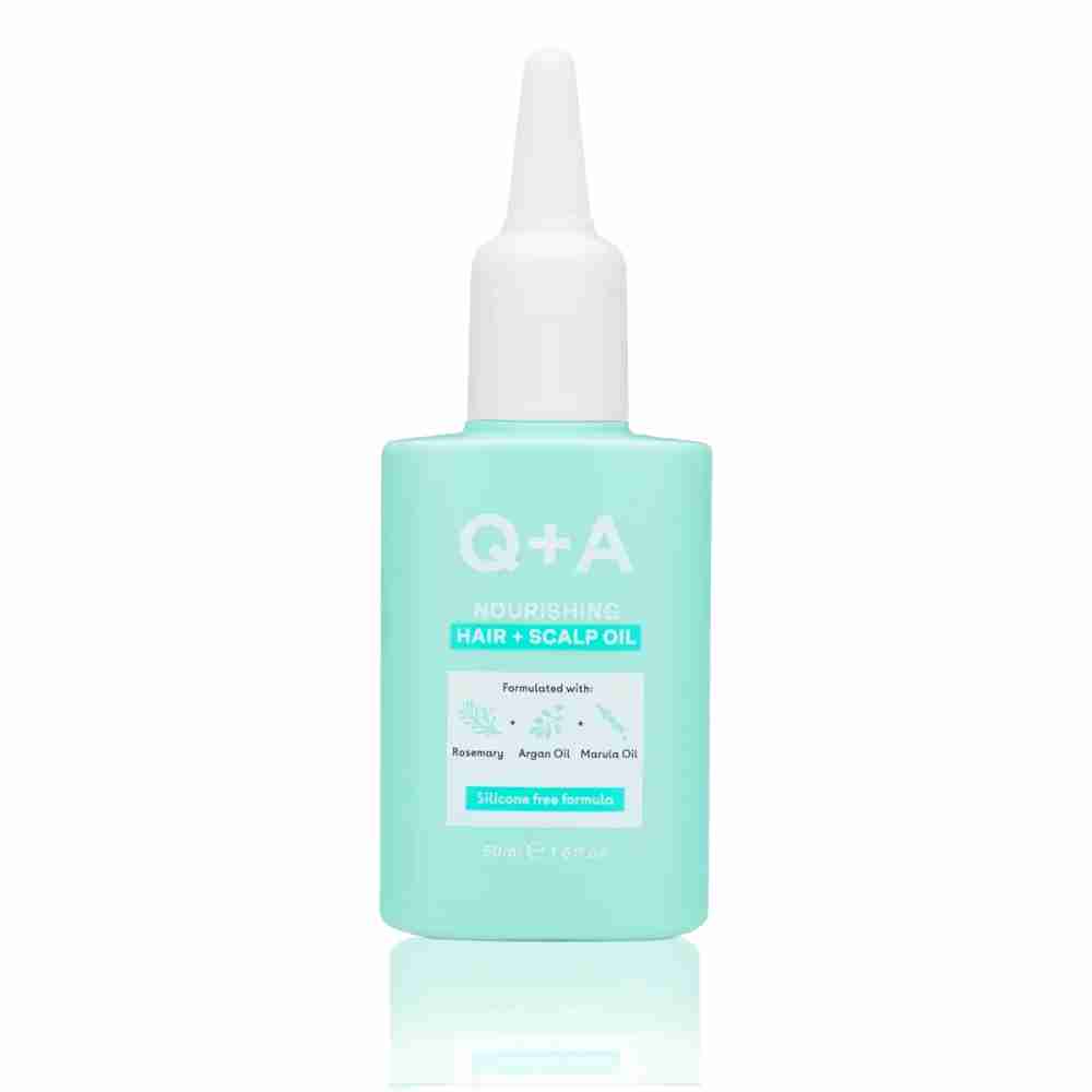 Живильна олія для волосся та шкіри голови  Q+A Nouroshing Scalp+Hair Oil 50ml