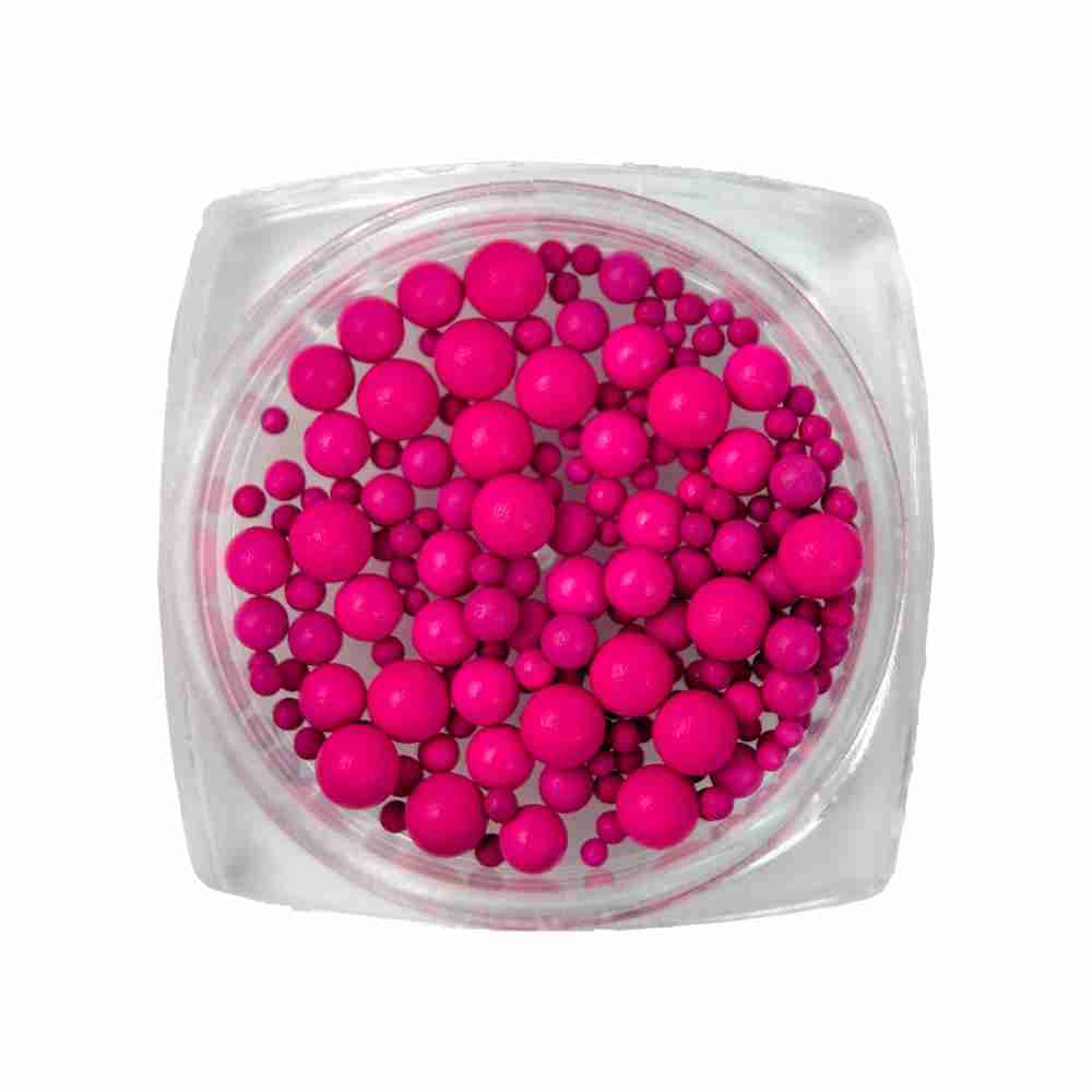 Бусинки для декора Puffy Dot 5 г (Dark pink)