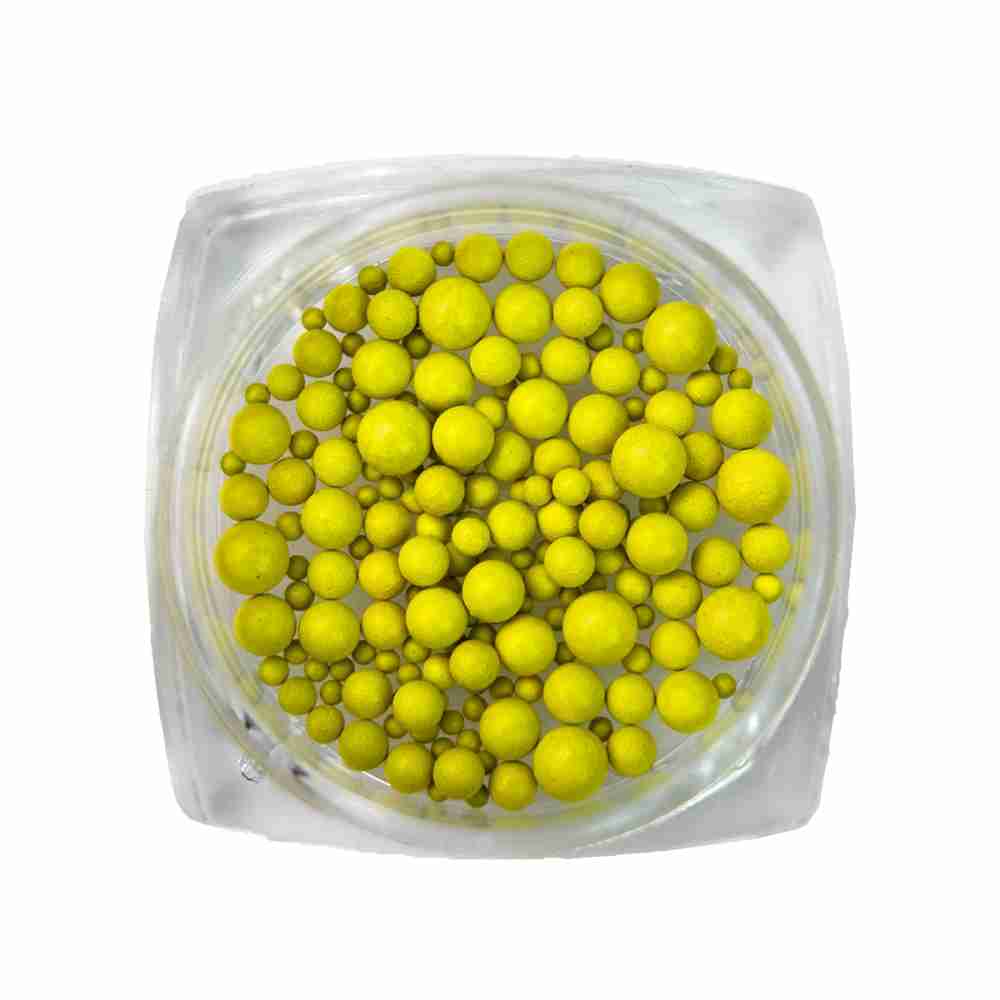 Намистинки для декору Puffy Dot 5 г (Yellow)