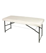 Чехол махровый на кушетку, массажный стол многоразовый (Белый)