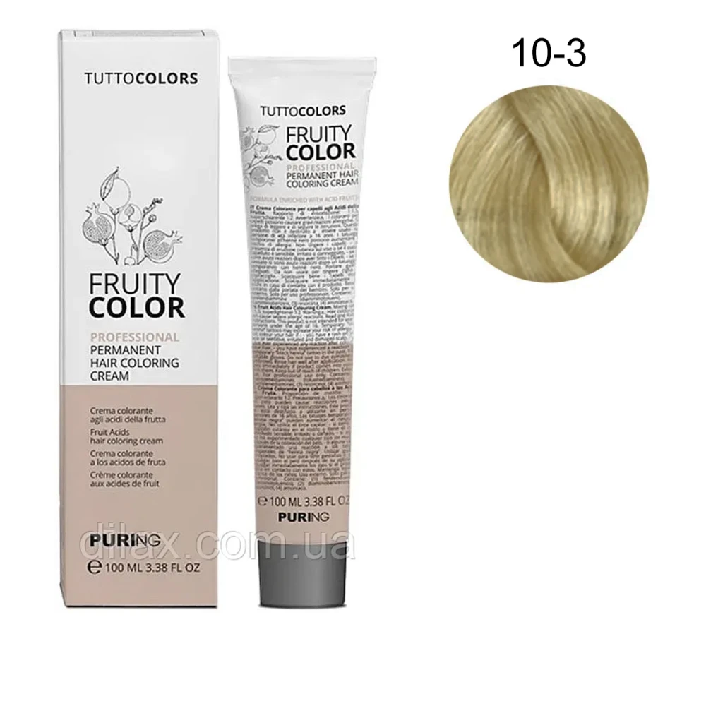 Фарба-крем Fruity Color з фруктовими кислотами 100 мл (10-3)