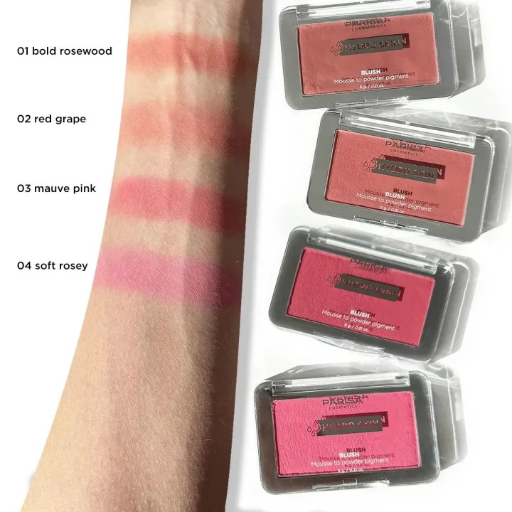 Румяна-мусc Hydro Skin Blush Mousse to Powder Pigment (04)