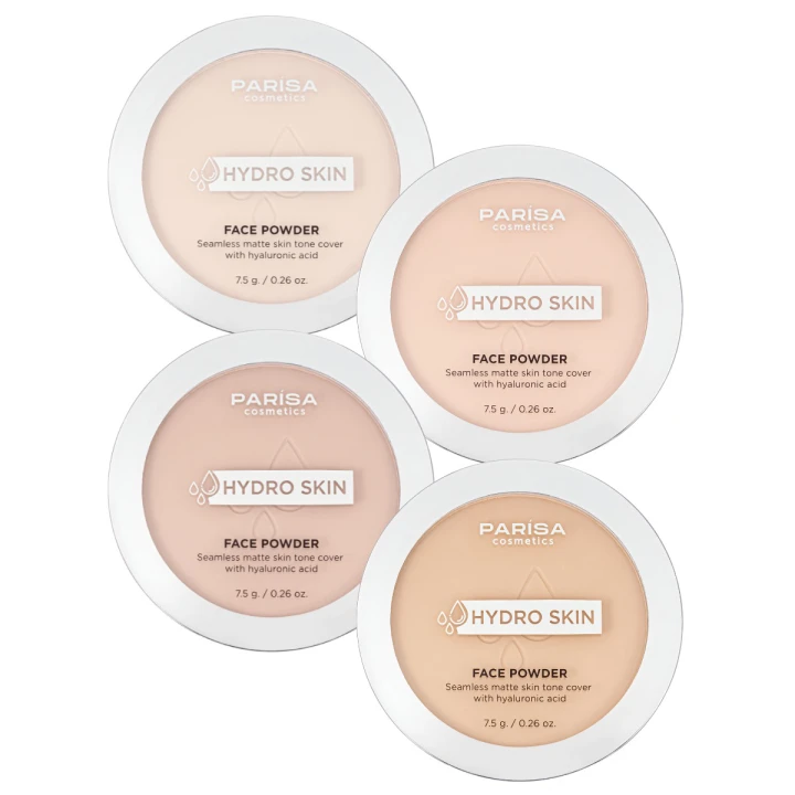 Пудра для лица Parisa Hydro Skin Face Powder with Hyaluronic acid (01)
