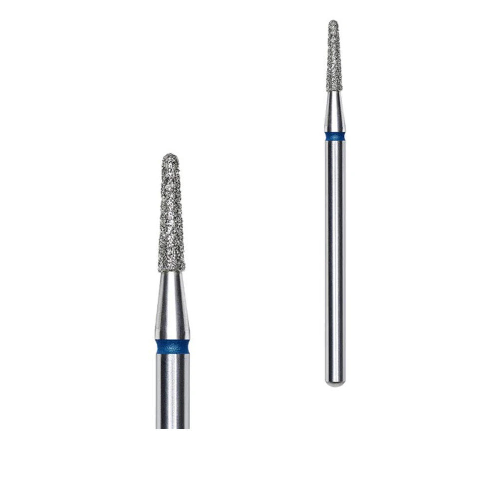 Фреза алмазная Конус усеченный   STALEKS Pro (1 ед.) (синяя 1.8 мм 8 мм)