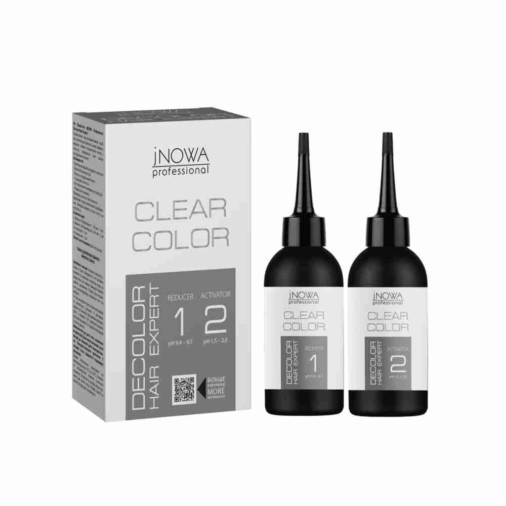 Засіб для видалення фарби з волосся Clear Color jNOWA Decolor Hair Expert 150 мл