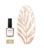 Лак для стемпинга Vakula 8 мл (04 золото с шиммером)