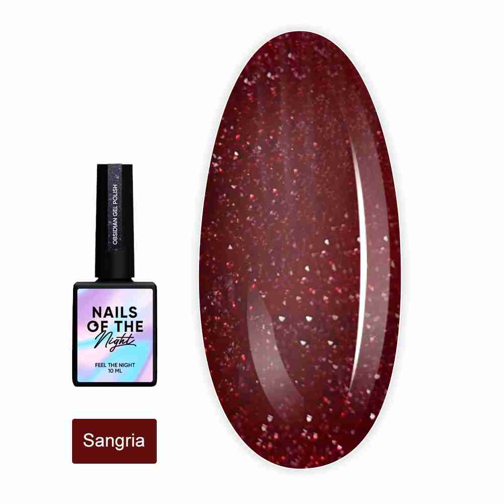 Гель-лак  NailSofTheDay NAILSOFTHENIGHT Deniels gel polish 10 мл (Sangria)