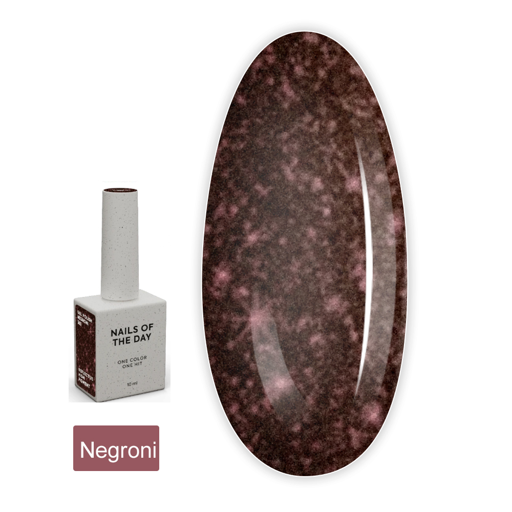 Гель-лак  NailSofTheDay NAILSOFTHENIGHT Deniels gel polish 10 мл (Negroni)