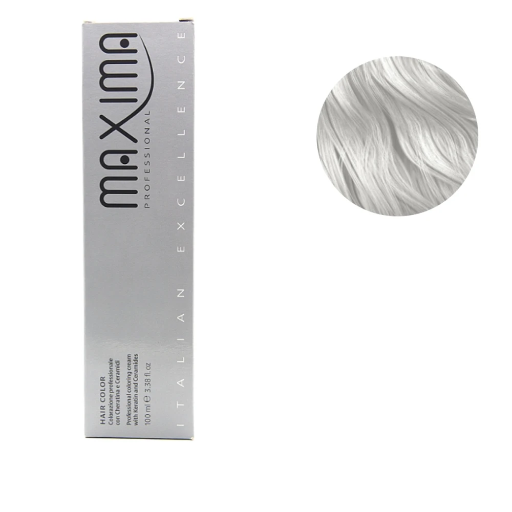 Тонер-фарба для волосся Maxima з кератином та керамідами 100 мл (10 попелястий)
