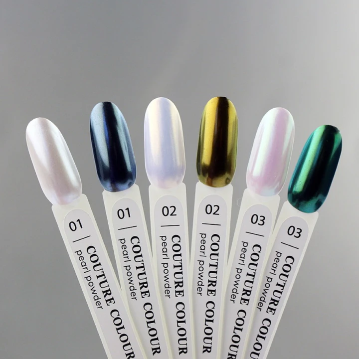 Пудра-втирка жемчужная для ногтей COUTURE Colour Pearl Powder 0.5г (02)