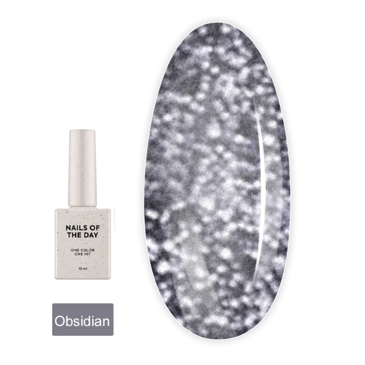 Гель-лак  NailSofTheDay NAILSOFTHENIGHT Deniels gel polish 10 мл (Obsidian)