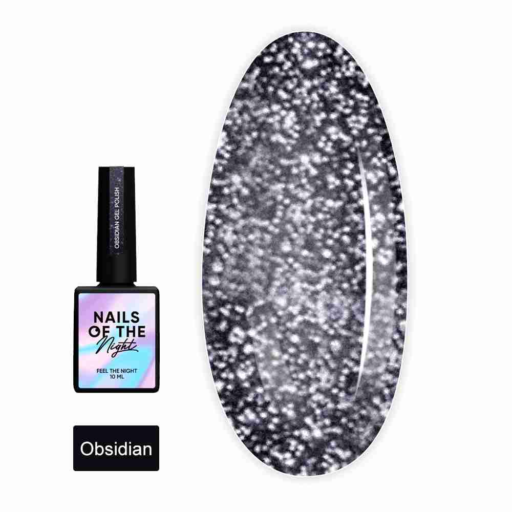 Гель-лак  NailSofTheDay NAILSOFTHENIGHT Deniels gel polish 10 мл (Obsidian)