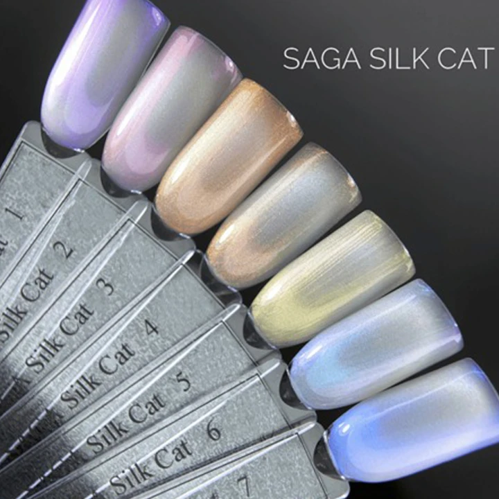 Гель лак Saga Silk Cat 10 мл (005)