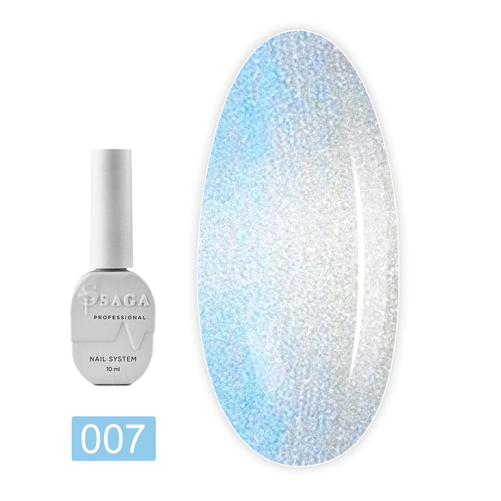 Гель лак Saga Silk Cat 10 мл (007)