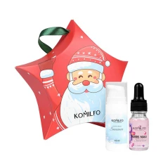 Набор подарочный KOMILFO (крем для рук 10 мл + масло для кутикулы 10 мл) (Snowiness)