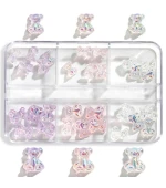 Набор фигурки объемные для маникюра 3D (Мишка 30шт.уп.)
