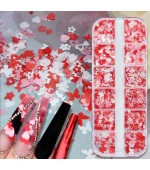 Набор голографических страз из потали для дизайна ногтей