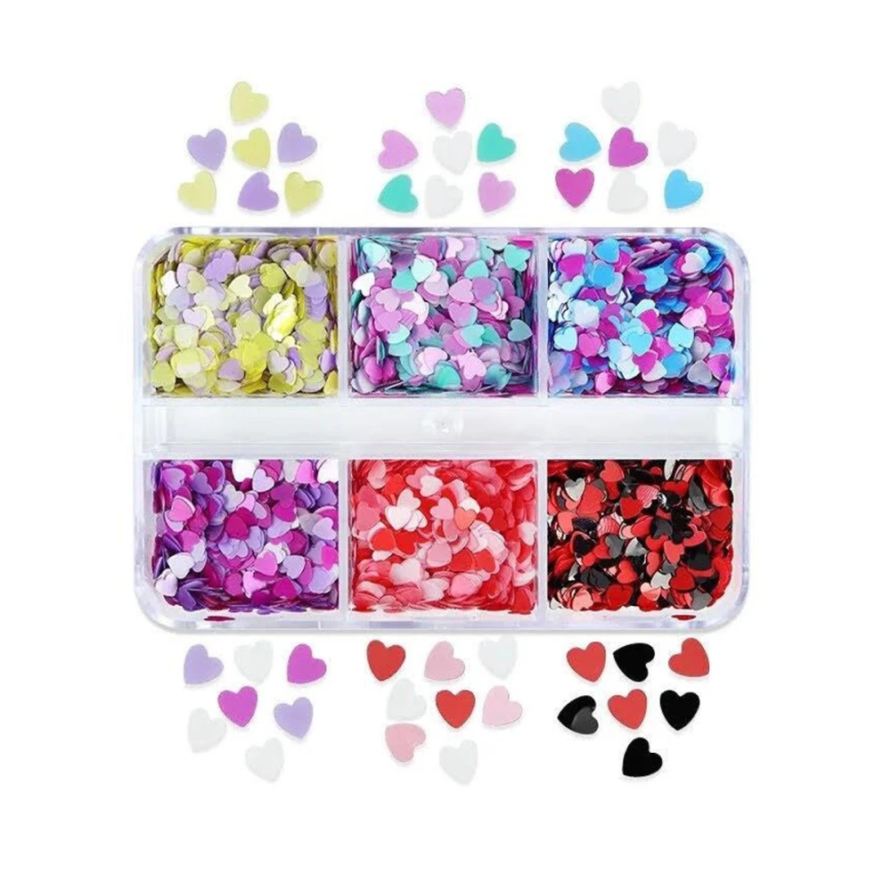 Набір страз (6 комірок) для романтичних дизайнів