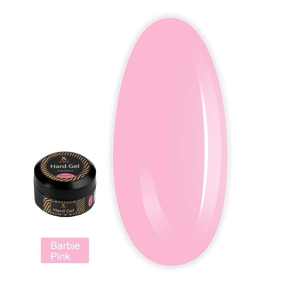 Гель  FOX Hard gel строительный жидкий 15 мл (Barbie Pink)