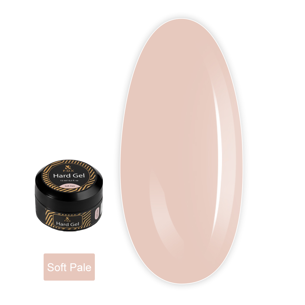 Гель  FOX Hard gel строительный жидкий15 мл (Soft Pale)