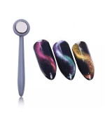 Магнит для гель лака круглый Кошачий глаз