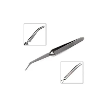 Пінцет вигнутий (зворотний) для затиску нігтів і створення арки