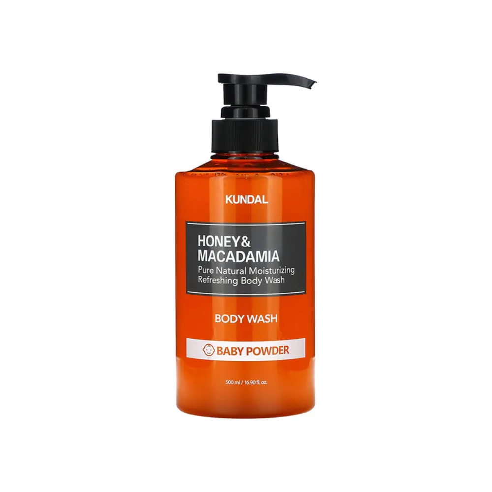 Гель для душу "Дитяча Присипка" Honey & Macadamia Body Wash Baby Powder аромат "Дитяча присипка" 500ml