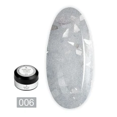 Гель Shine Gel для укріплення натуральних нігтів 15 мл (Flakes 006)