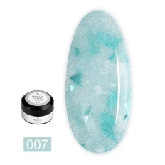 Гель Shine Gel для укріплення натуральних нігтів 15 мл (Flakes 007)