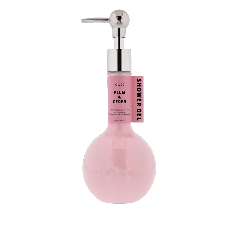 Гель для душа DOTT с Д-пантенолом, трегалозы бетаином и молочной кислотой (PLUM & CEDAR)