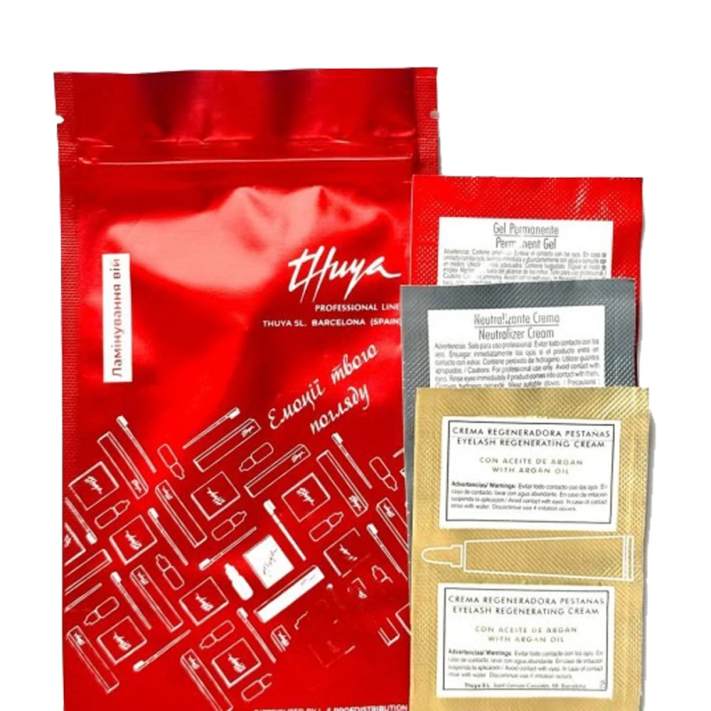 Набор для ламинирования ресниц и бровей  Thuya MINI с регенерирующим кремом 7 масел