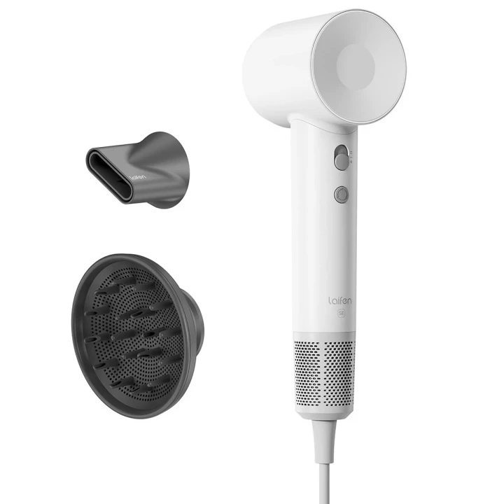 Фен для волос Laifen SE Special с 2 насадками (White)