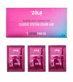 Набор в саше  Zola Color Lab 01 Lifting Pink Gel (3 x 1мл)