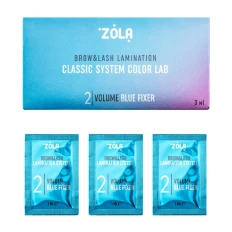 Набор в саше  Zola Color Lab 02 Volume Blue Fixer (3 x 1ml)