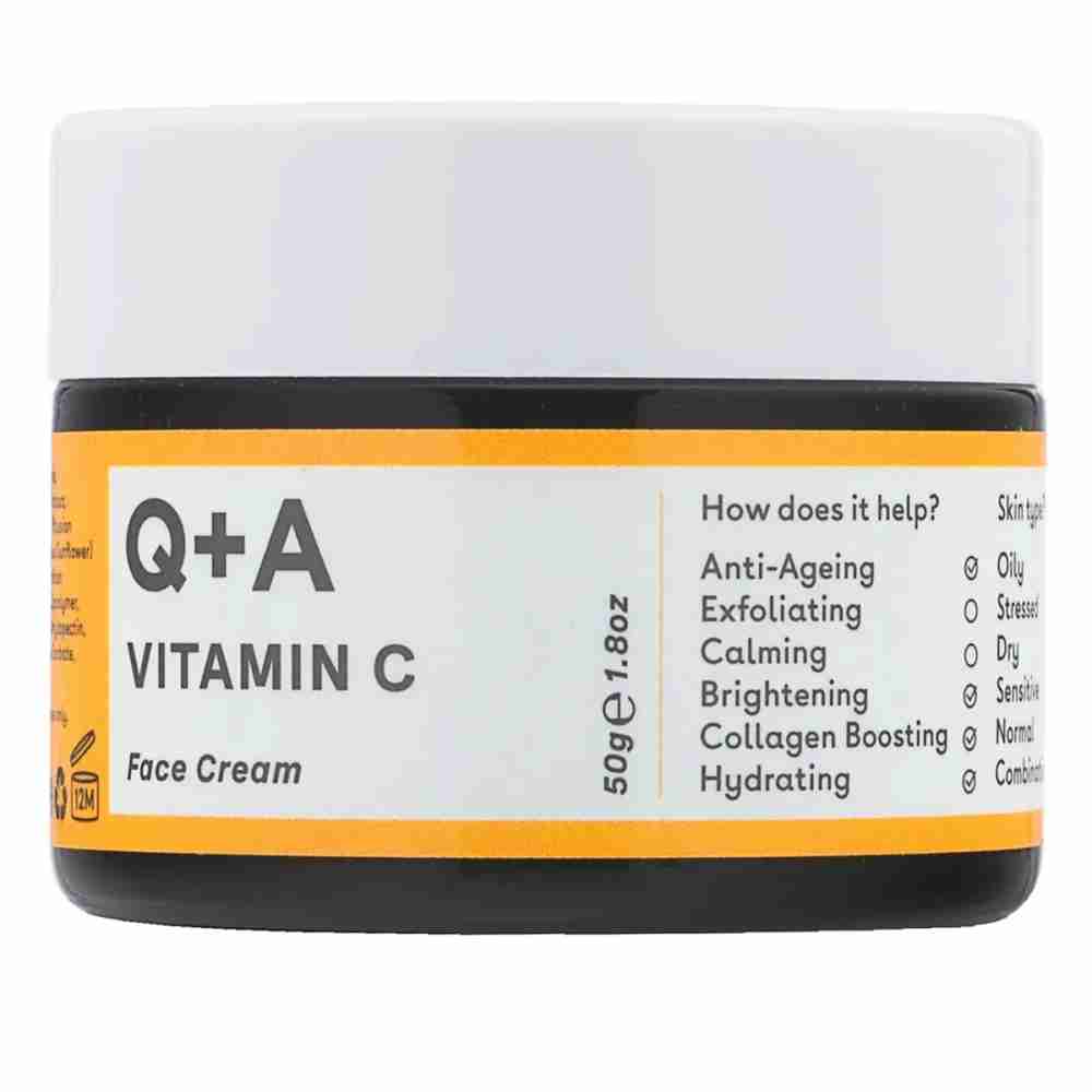 Крем освітлюючий для обличчя з вітаміном С Q+A Vitamin C Radiance Face Cream 50 г