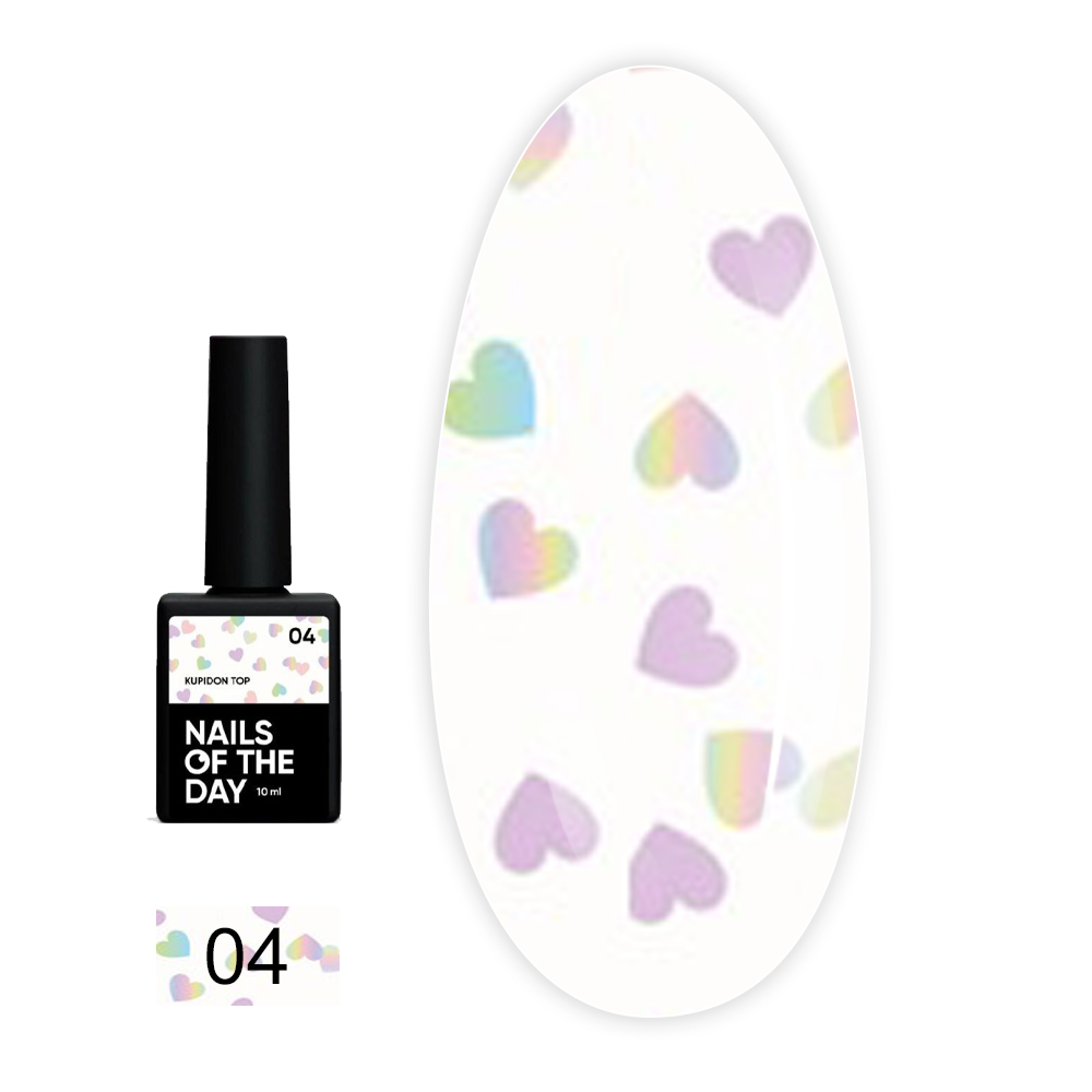 Топ NailSofTheDay Kupidon 10 мл (004)