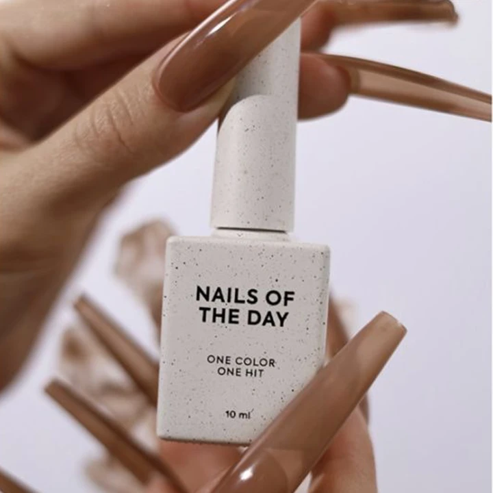 Гель лак NailSofTheDay Color of the month Feb (Mocha Mousse Vitrage) 10 ml