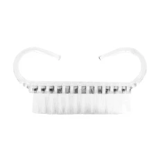 Щіточка манікюрна  STALEKS EXPERT для видалення пилу (02 (10 шт), з ковпачком)