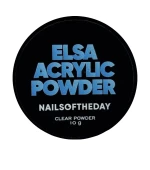 Пудра прозрачная акриловая NailSofTheDay ELSA Acrylic Powder 10 г