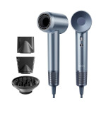 Фен для волосся Laifen Swift Special NЕW профессиональный с ионизацией + 3 насадки 1.8 м (Голубой)